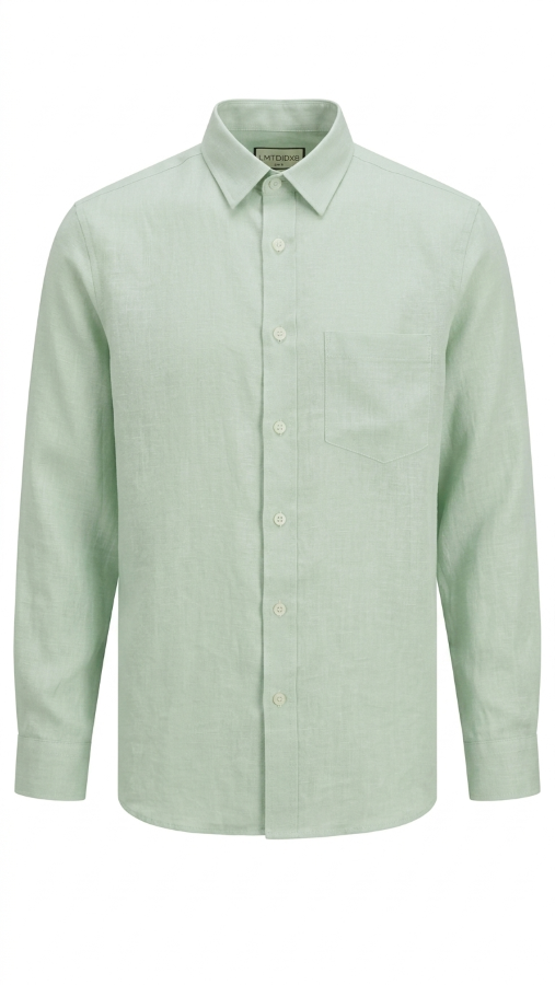 Fira Linen Shirt Pistachio