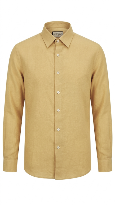 Capri Linen Shirt Warm Yellow